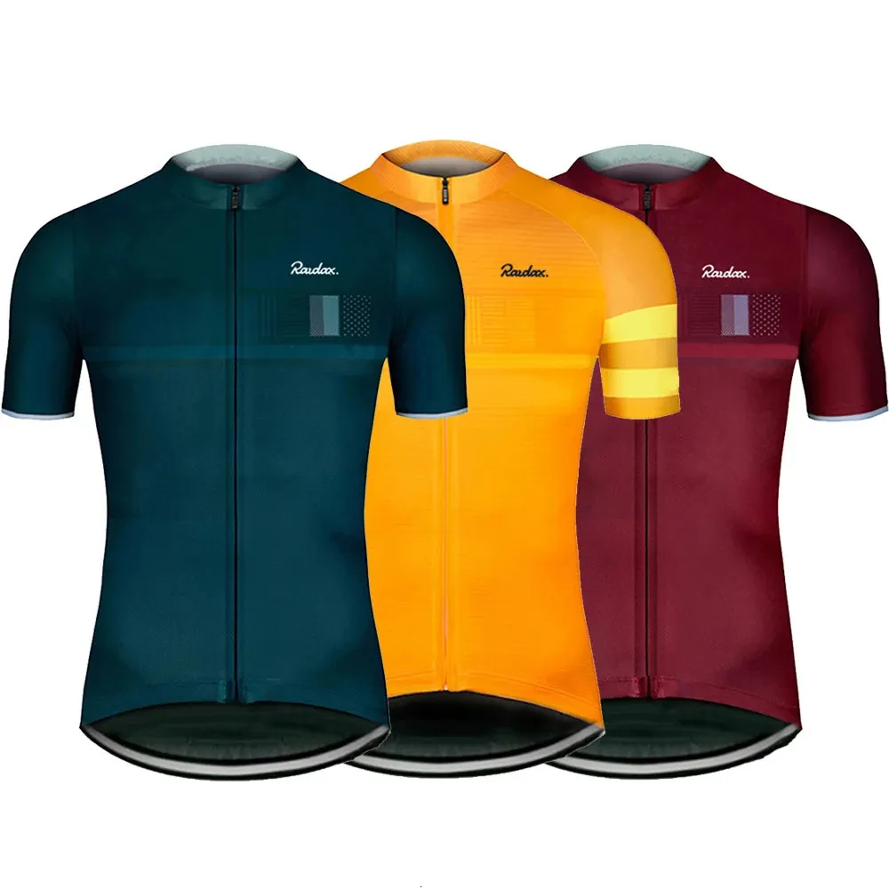 Men Cycling Jersey Classic Black Cycling Racing Tops krótkie rękawowe ubrania Koszulka MAILLOT Summer Rower Wear 240108