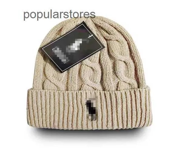 2024 Nowy Polo Ralph 2024 Laurens Luksusowy projektant Polo Beanie Unisex Autumn Winter Vailies Krai Kat Men Men Kobiety Hats Classical Sports Caps Kaleen Bisl