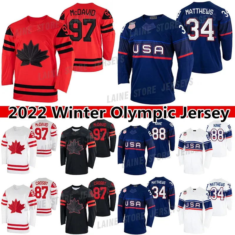 Wintershirt 2022 Connor Mcdavid Sidney Crosby Mitch Marner Auston Matthews Patrick Kane Nathan Kinnon hockeytruien