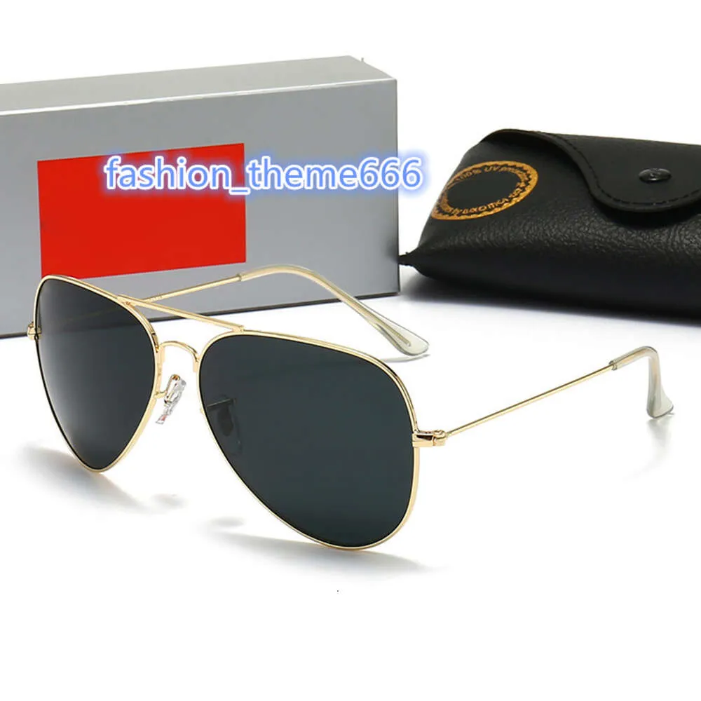 3025 Luxus Designer Männer Frauen Metall UV400 Brillen Klassische Markenbrillen Tac Lens Sonnenbrille