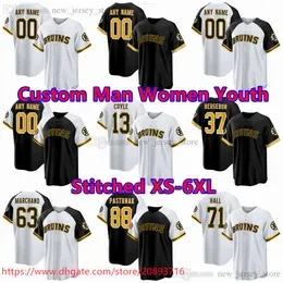 Custom DIY Design S-6XL Baseball 37 Patrice Bergeron Jersey Stitched 88 David Pastrnak Taylor Hall Brad Marchand Tyler Bertuzzi Charlie Coyle Jerseys