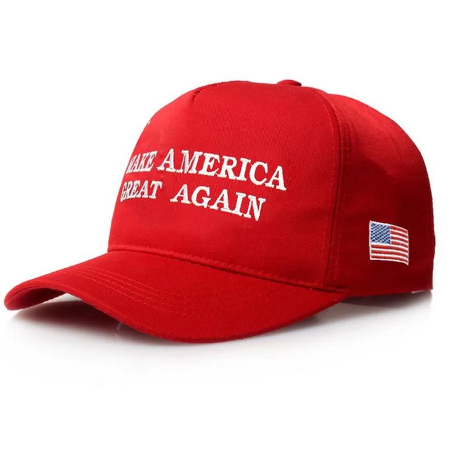 Make America Great Again Lettre Imprimer Chapeau 2017 Républicain Snapback Casquette de Baseball QOLO Chapeau Pour Le Président USA248Z