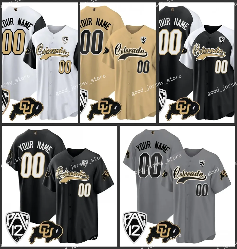 Colorado Buffaloes Baseball Jerseys Authentic College Fan Gear,  Breathable Fabric, Official Team Graphics