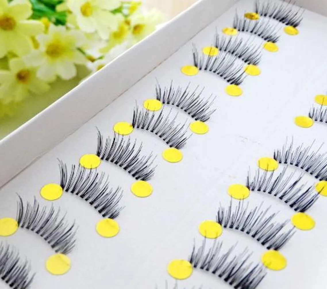 10 Pairs Pro Beauty Makeup Mini Half Corner Black False Eyelashes Natural Fake Eye Lashes Makeup Tools9495449