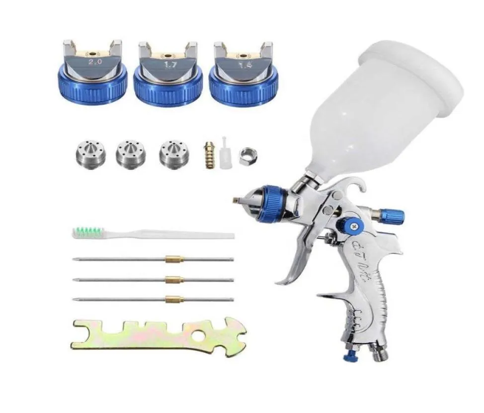 Spray Gun Gravity Feed Paint Spray Gun HVLP Color Blue0121600795