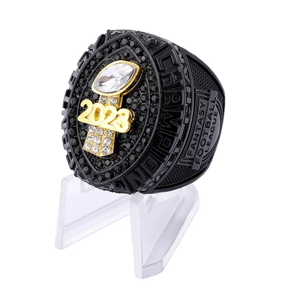 Band Rings Fantasy Football Championship Ring 2023 Tung FFL Champion Drop Delivery Jewelry Otog8