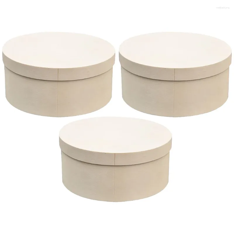 Take Out Containers 3Pcs Compact Cake Packing Box Party Dessert Wrapping Cookies Candy Supply