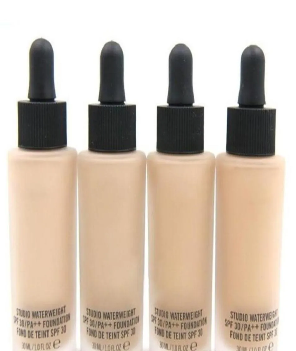 Makeup Foundation STUDIO WATERWEIGHT Foundation Liquid 30ml 6 colors High quality1874925