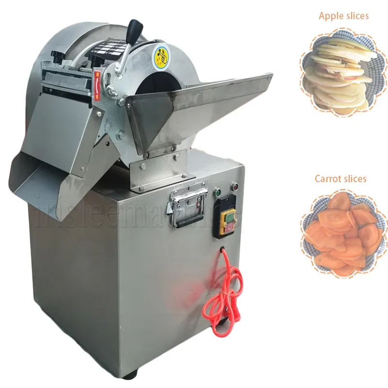 Kommersiell multifunktionell vegetabilisk skärare potatis shredder skiva citron skivost grater elektrisk 220v