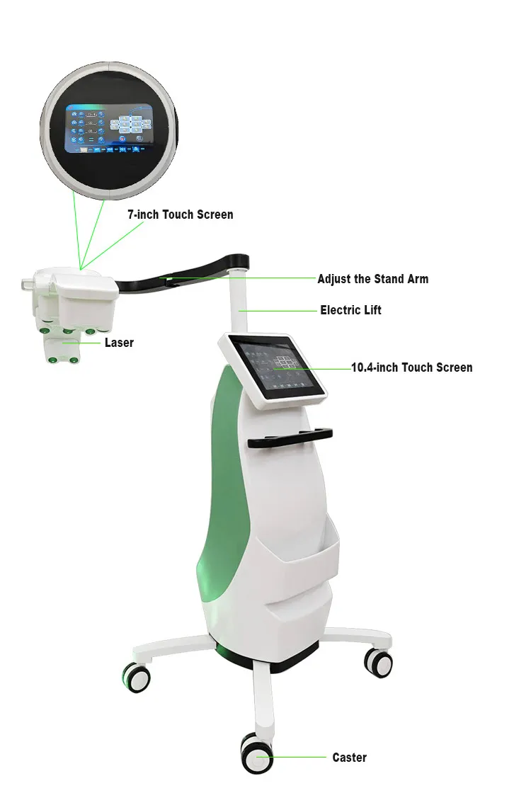 Non-invasive 10d Rotating Emerald Laser Fat Remover Body Slimming Machine 10 Heads Diode 532nm Green Light Laser Cellulite Removal Cold Laser Machine Non-invasive 10d cold laser fat remove machine green light - Honkay laser fat removal,lipo laser fat removal,laser lipo fat loss,lipo laser,lipo laser machine