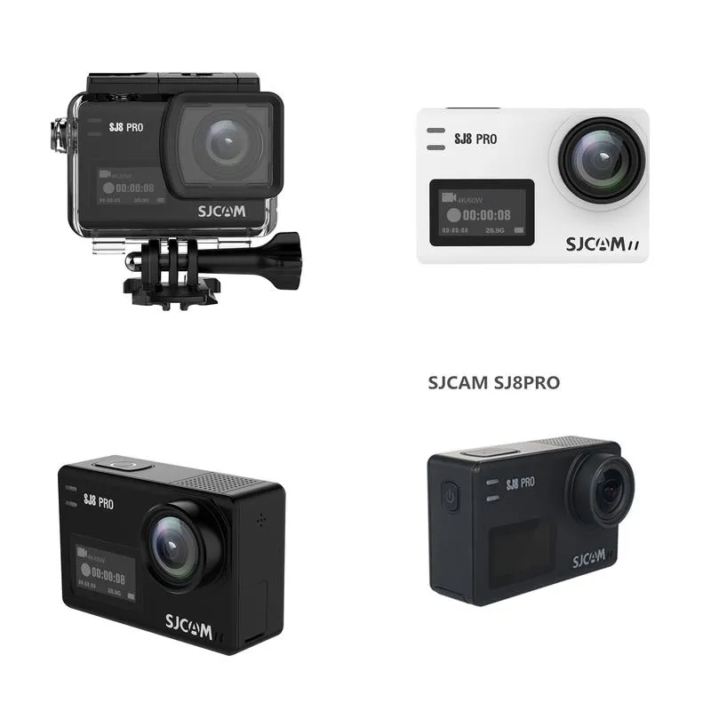 Digital Cameras Sjcamsj8Pro Sports Waterproof Camcorder Camera Touch Sn Hd 4K60Fps Amba Eis Anti-Shake Drop Delivery Otbqf