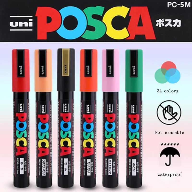 Posca Paint Marker Set Set PC 1M 3M 5M 24 2024 3 454 DHgate