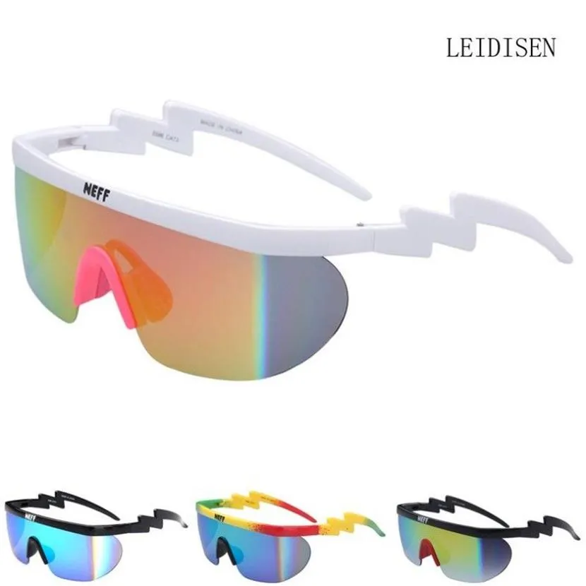 2021 Neff Summer Sunglasses Mulheres UV400 Big Frame Coating Sun Glasses 2 Lens feminino Eyewear Unisex252D