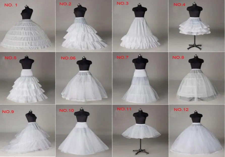 In Stock Hoops Ball Gown Bridal Petticoat Bone Full Crinoline Petticoat Wedding Skirt Slip New7735275