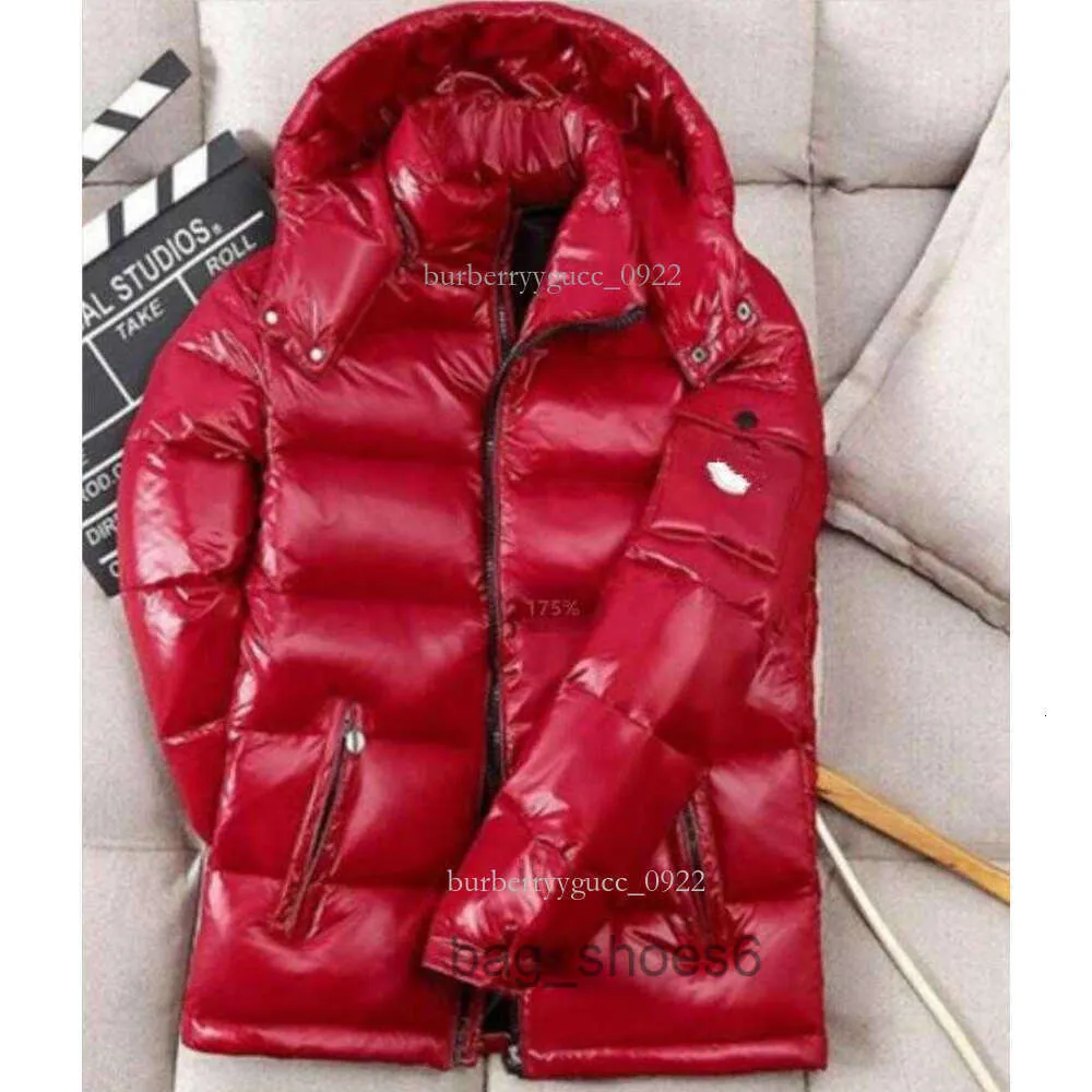 2023 Design Fashion Simple Casual Men's Down Jacket Huva tjocka män Kvinnor Par Parker Winter Coat