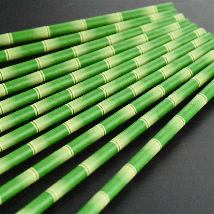Biodegradable Bamboo Straw Paper Green Straw Eco Friendly Straw Paper Drink a on Promotion