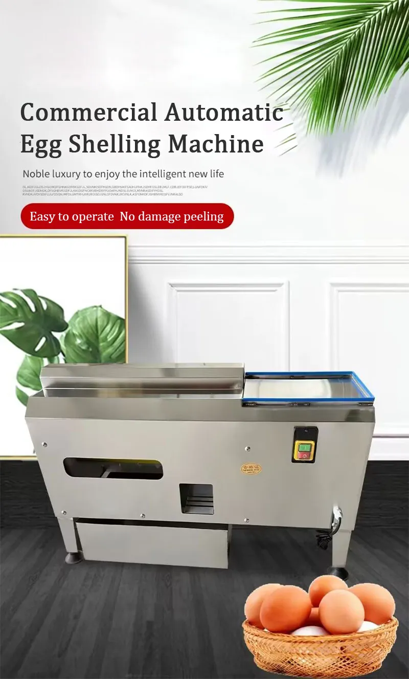 Egg Shell Opener Simple Boiled Egg Peeler Machine, Lightweight Food ...