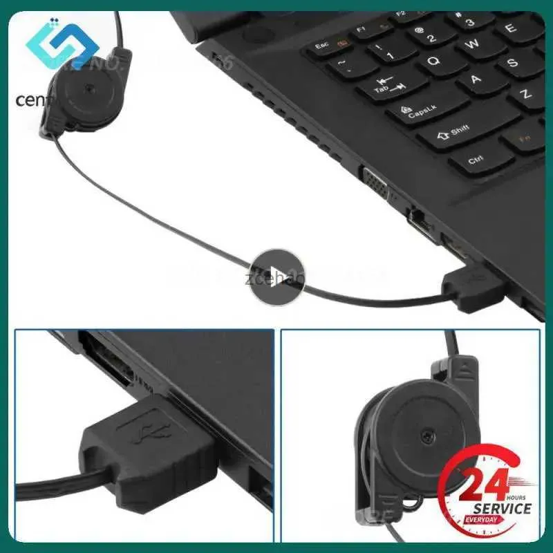 Webcams 1 ~ 10 pièces USB 2.0 ordinateur Webcam manuel réglable focale Web caméra 360 degrés rotatif caméra pour ordinateur portable Mini WebcamsL240105