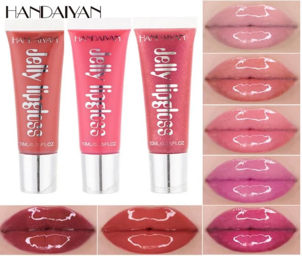 Handaiyan Lip Gloss Fuller Lip Plump Natural Squeeze Lipgloss Containers保湿剤栄養補助