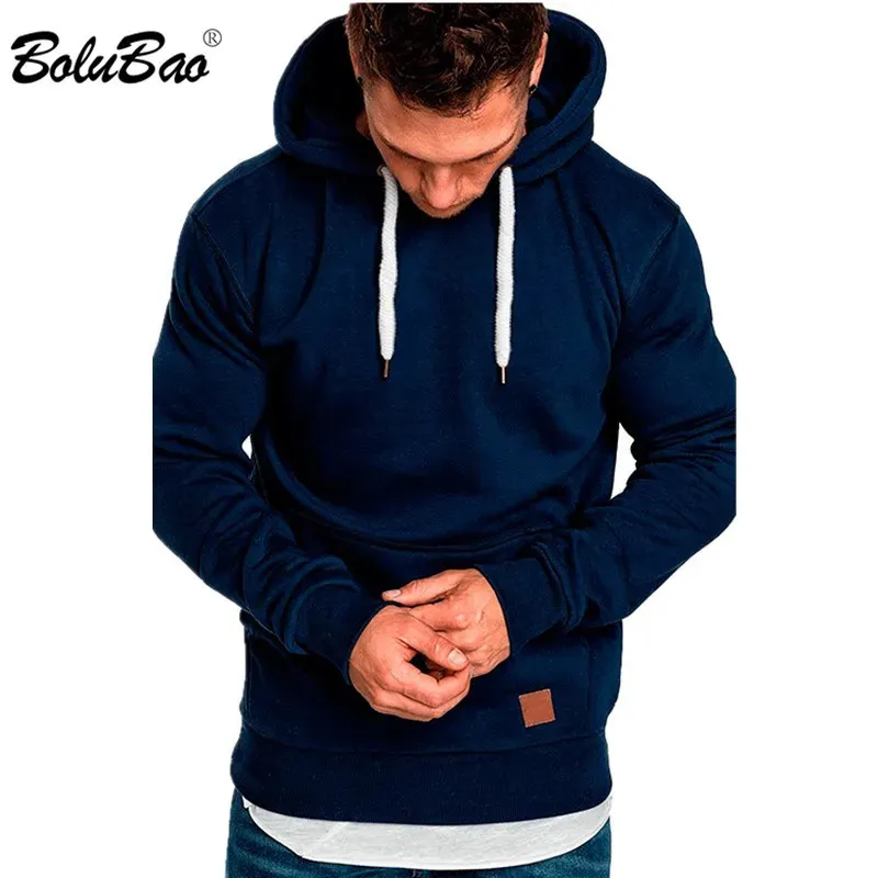 BOLUBAO Moda para hombre Sudadera con capucha de manga larga Otoño Casual Sudaderas con capucha Boy Blusa Marca Sudaderas sólidas Sudaderas con capucha Hombre 240109