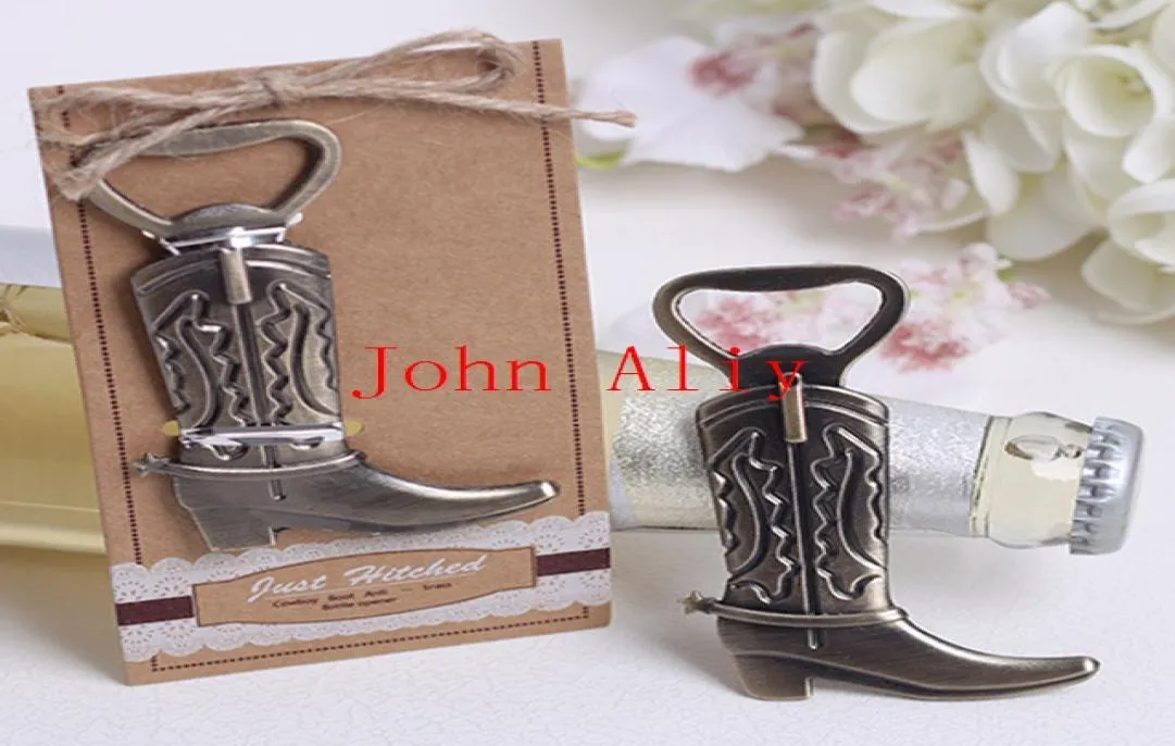 Abridor de garrafa de bota de cowboy inteiro, lembranças e presentes de casamento, lembranças de casamento, presentes para convidados 1834920