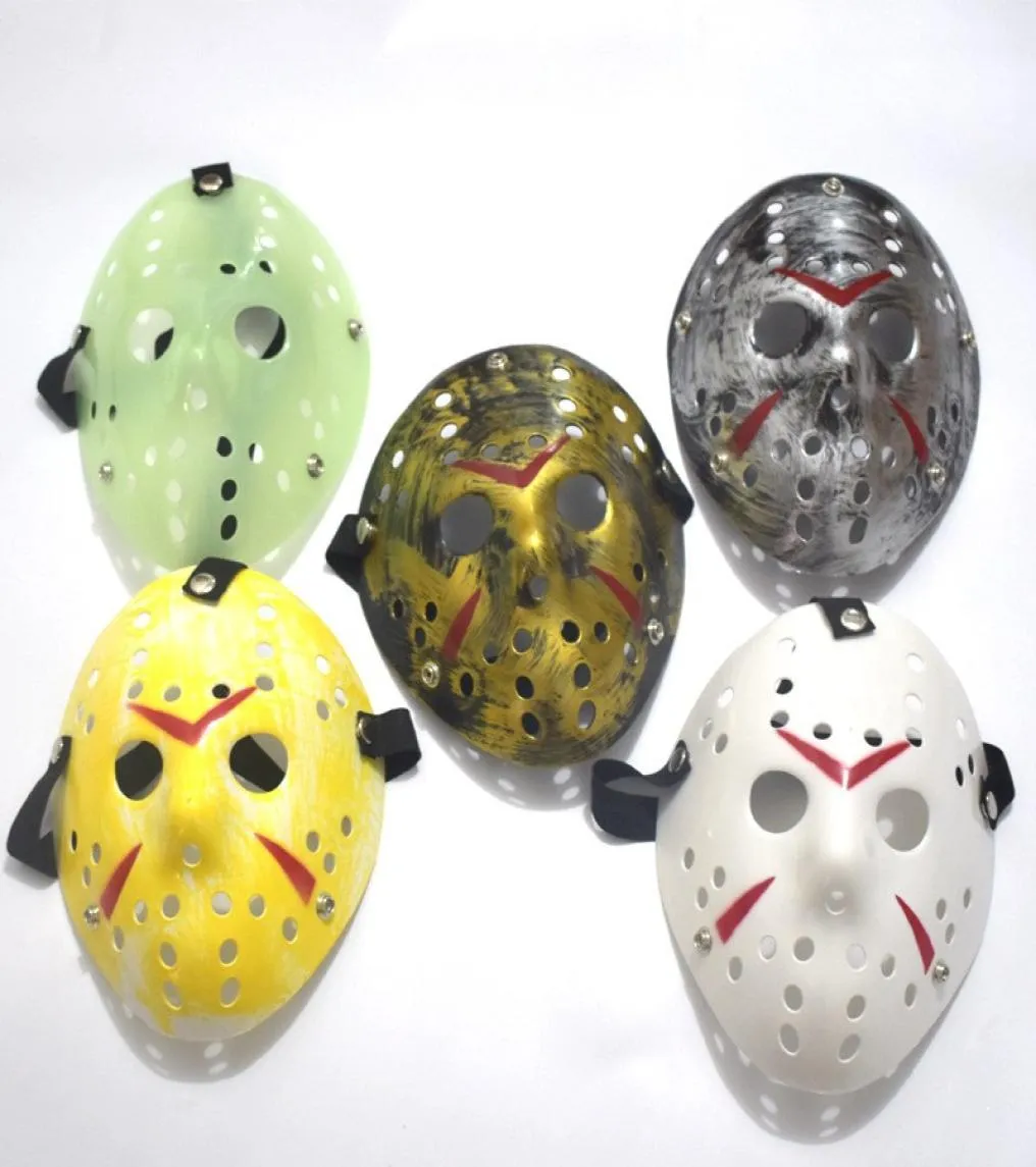 Nuova maschera di Jason Voorhees Venerdì 13 Film horror Maschera da hockey Spaventoso Costume di Halloween Cosplay Festival Party Mask4317867