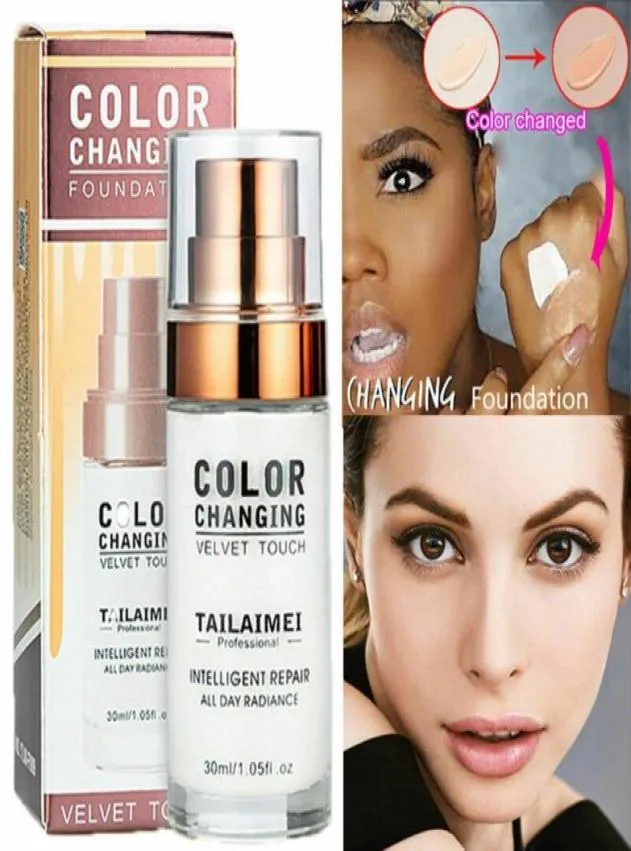 30 ml TLM Color Changing Liquid Foundation Makeup Verändern Sie Ihren Hautton durch einfaches Mischen7663929