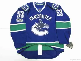 New Jerseys Bo Horvat Home 100th Anniversary Jersey Stitch Add Any Number Any Name Mens Hockey Jersey Xs-6xl Vintage Long Sleeves