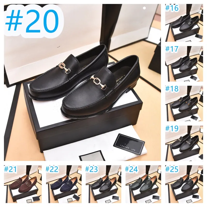 28 نموذج أحذية رسمية للرجال مصمم فستان متسكعون بريق كوفور أحذية إيطالية الرجال