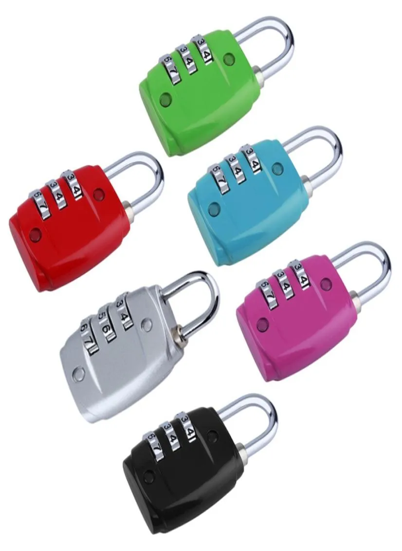 Zinc Alloy Security 3 Combination Travel Suitcase Luggage Code Lock Padlock9460918