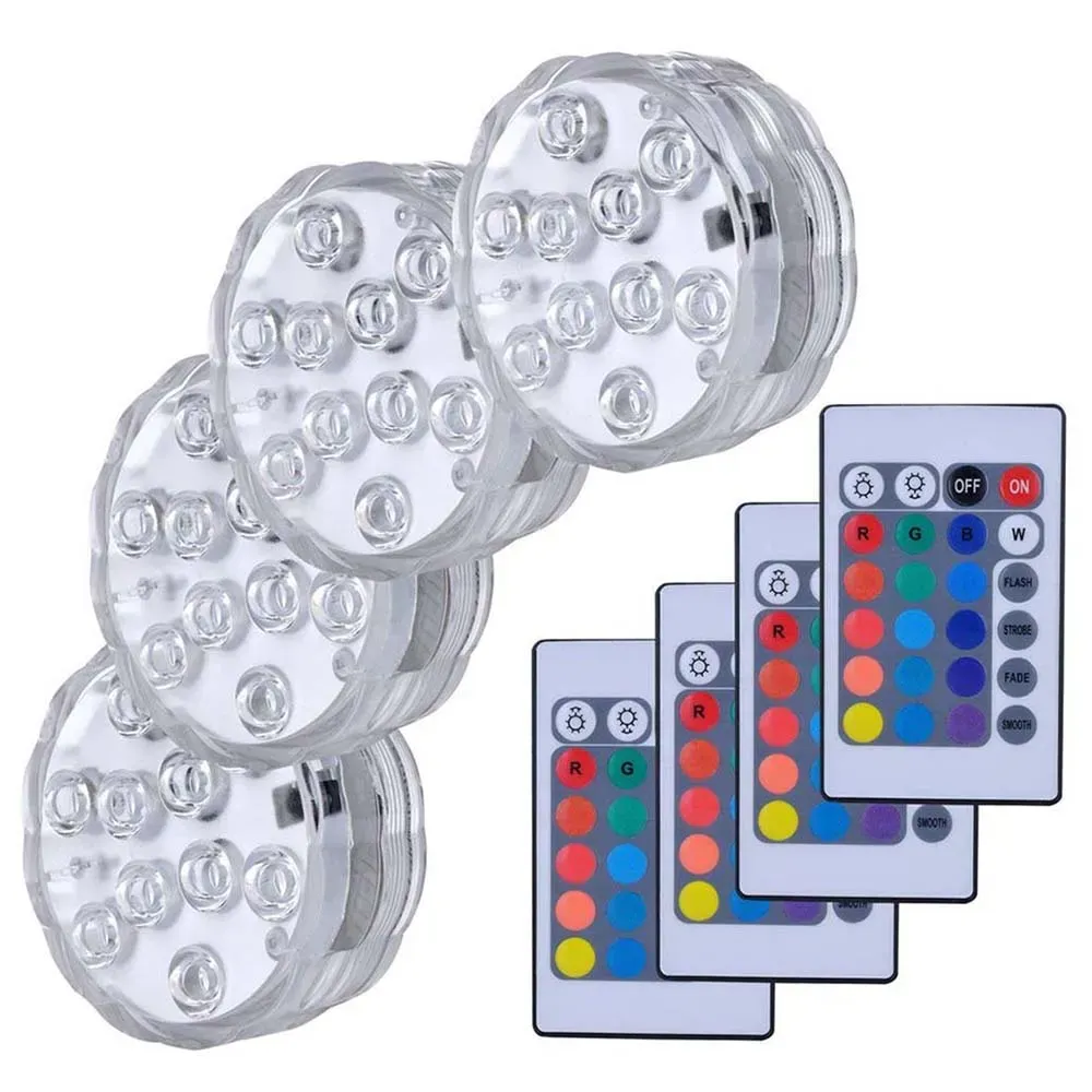 Save Big on Bulk Submersible Led Lights Battery Operated LED Submersible  Lights Battery Operated Underwater Spot Lights With Remote For Vase Bowl  Pond ..., image size:1000x1000
