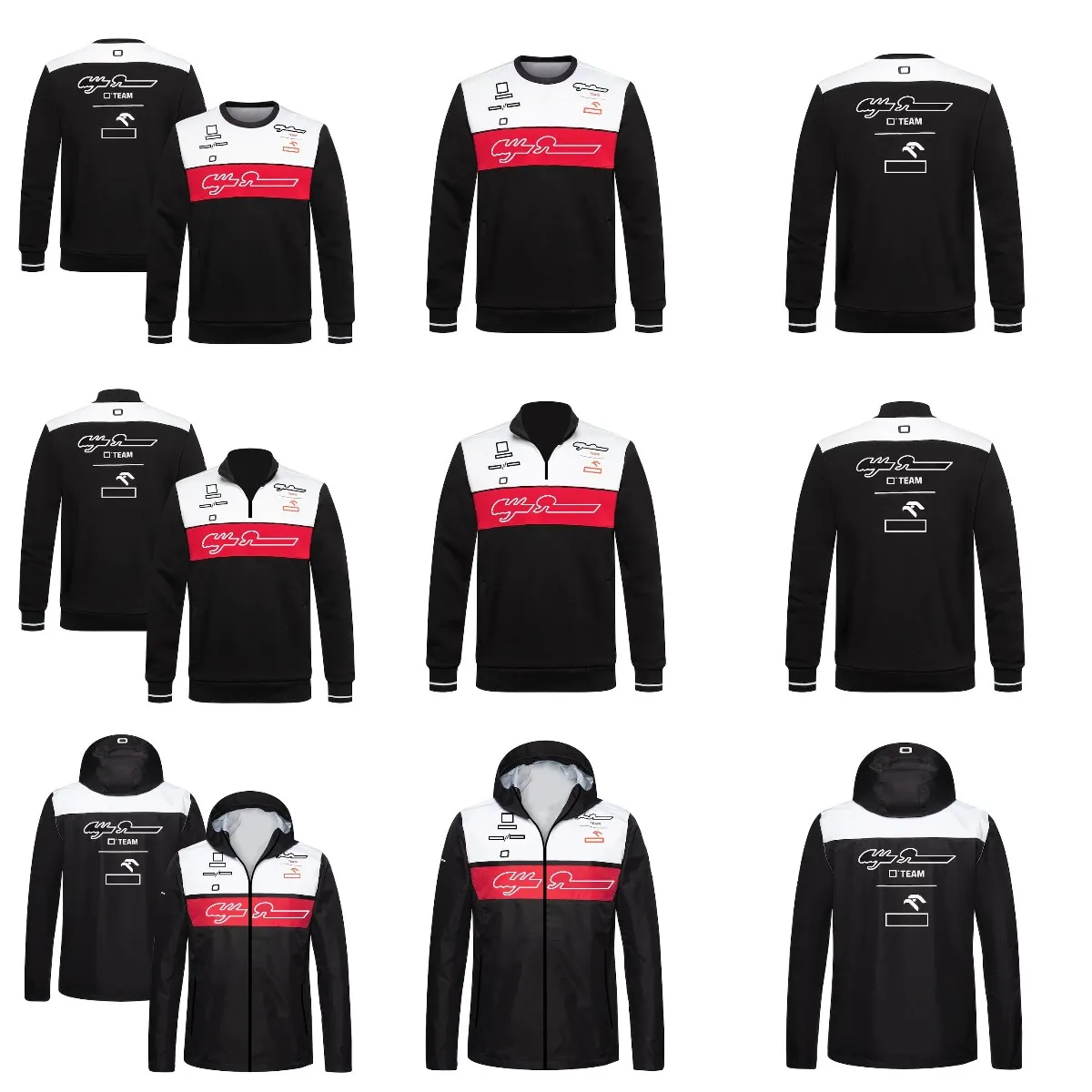 F1 Team Driver's Clothing Ropa de carreras de manga larga para hombre Abrigo deportivo de ocio