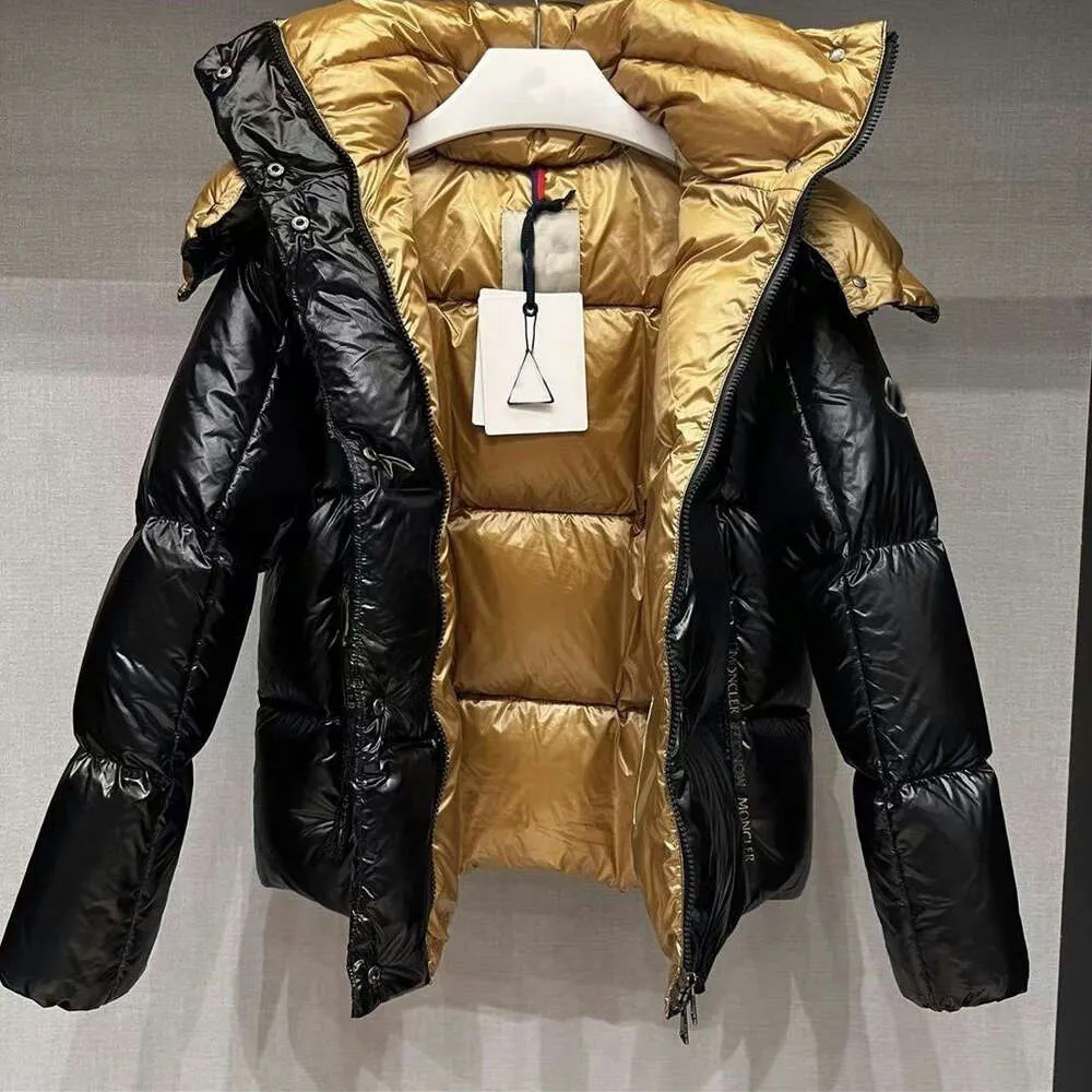 Moda Casual Menswear Designer Luxury Monclairjacke 2024 Nowy pogrubiony mody damskiej mody z kapturem luźna para kurtka komfortowa