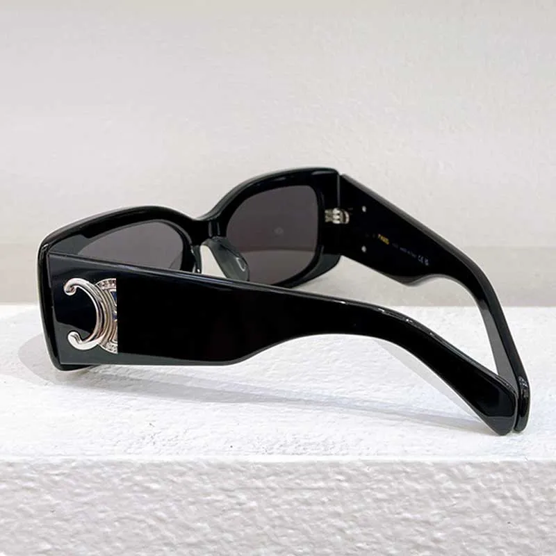 Acetate Rectangular Sunglasses For Women With Smoke Lens In Acetate Rectangular Sunglasses For Women With Smoke Lens In