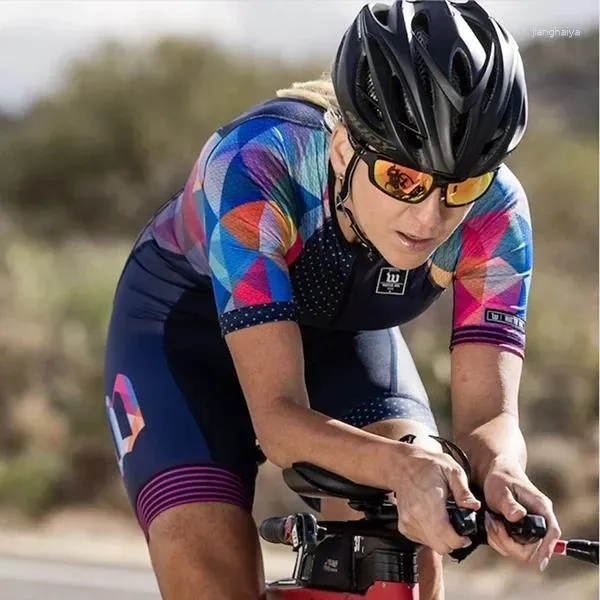 Tävlingssatser 2024 Kvinnors cykelkläder Wattie Ink Aero passar Kläder Ropa Ciclismo Team Kits Triathlon Skinsuit