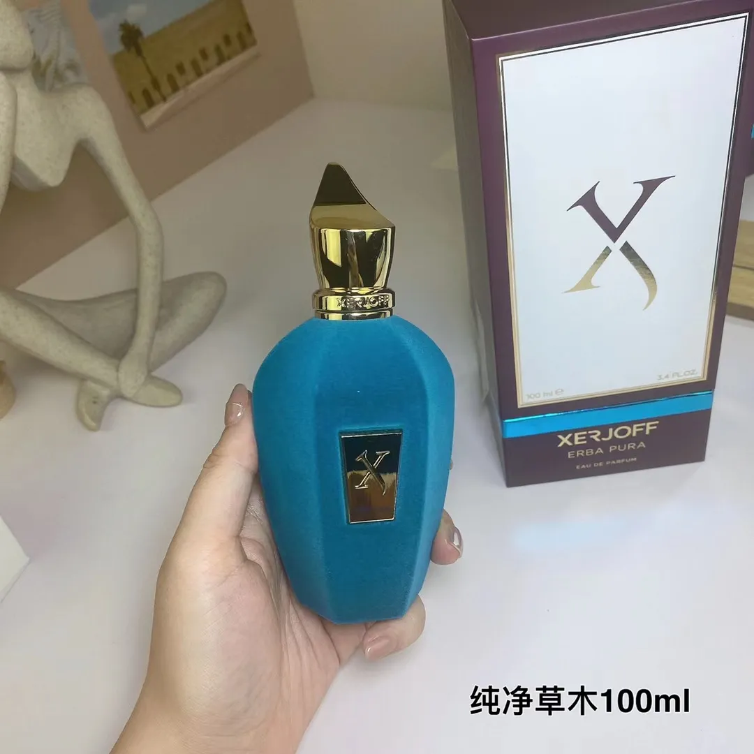 Designer perfume XERJOFF ERBA PURA 100mlEau De Parfum 3.4oz EDP Men Women Cologne spray good smell long time leaving body spray high quality fast ship