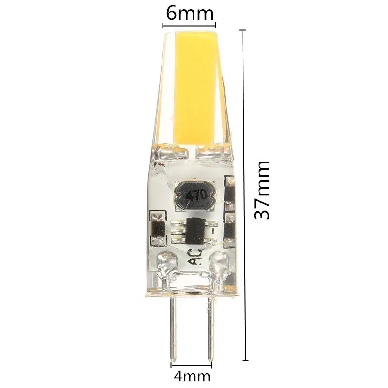 Dimmable Mini G4 LED COB Lamp 6W Bulb AC DC 12V 220V Candle Lights Replace 30W 40W Halogen for Chandelier Spotlight