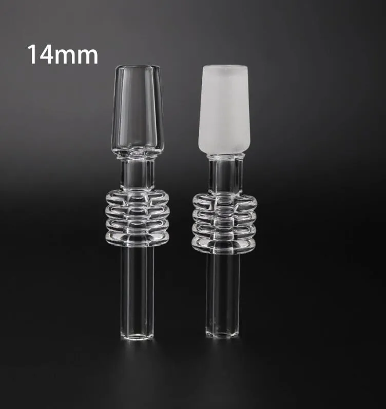 ネクタルコレクターのガラスチップネイルシリコンパイプ10mm 14mm 18mmオスの関節喫煙パイプe-nail