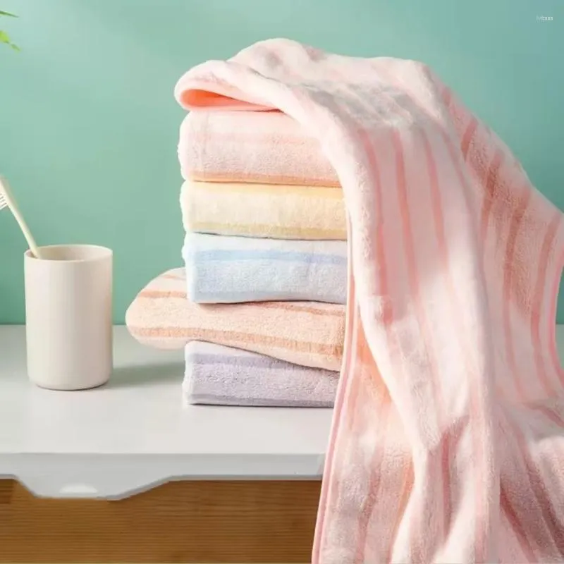 Ręcznik Wysoce chłonna twarz Niezijający się w paski miękkie miękkie zapasy łazienkowe