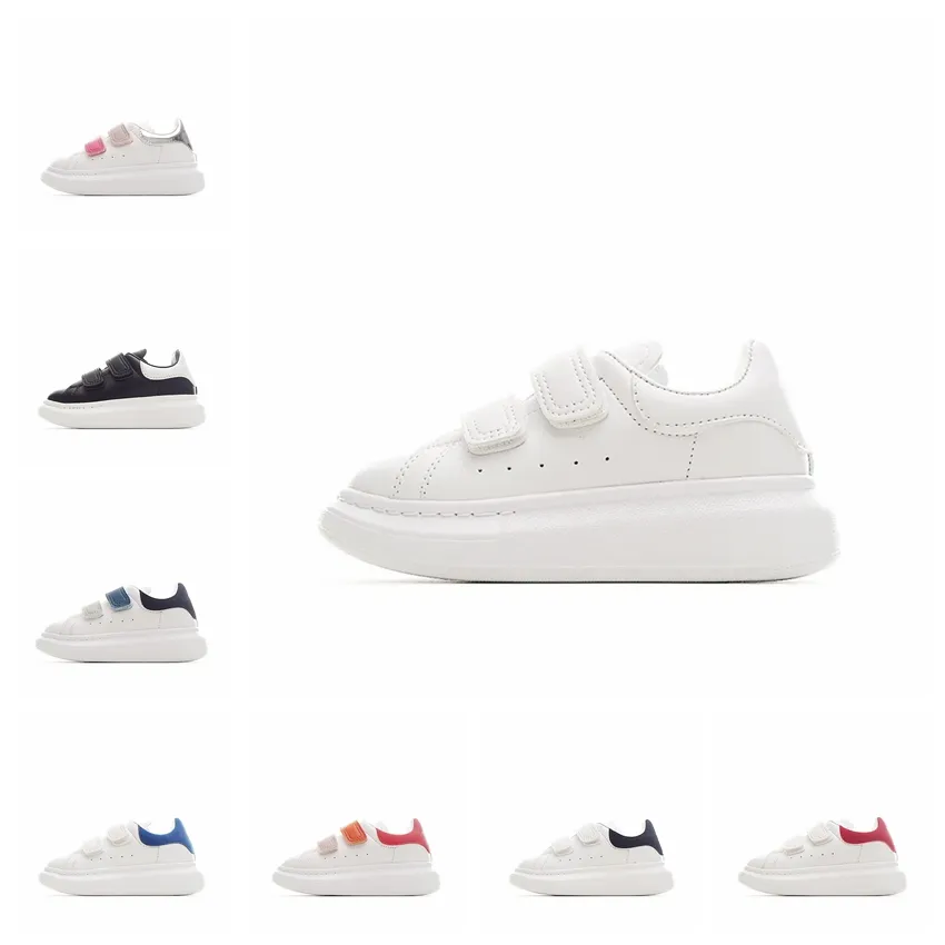 2023 Designer Enfants Chaussures pour Garçon Filles Eather Courir En Plein Air Jeunesse Basketba Baskets 3M Refective Dos Blanc Veet Épais Soed Graisse Augmentation