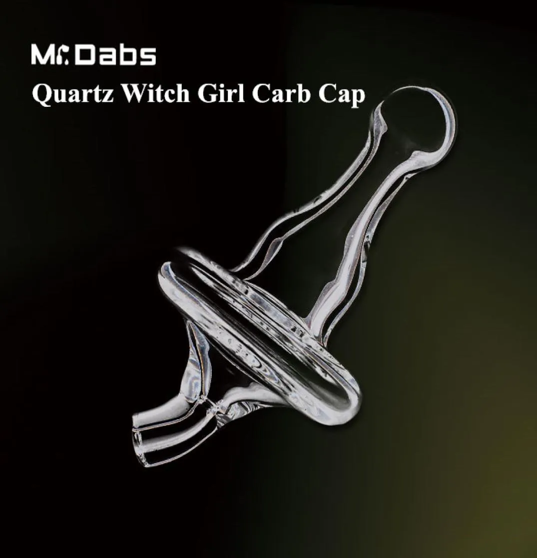 New Quartz Carb Cap Witch Girl Hat Caps Smoking Accessories Quartz Banger Nail for Most 3mm 4mm 14mm and 19mm Oil Rigs5119344