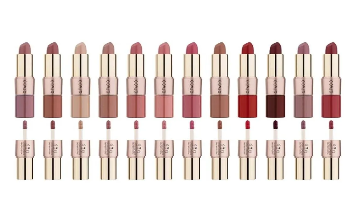 Intero 12 colori labbra trucco rossetto lucidalabbra lunga durata umidità cosmetico rosso opaco strumenti per il trucco impermeabile5552778