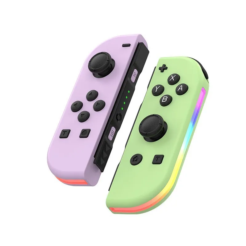 Drahtloser Bluetooth-Gamepad-Controller für Switch-Konsole/NS-Switch-Gamepad-Controller Joystick/Nintendo Game Joy-Con mit RGB-Beleuchtung