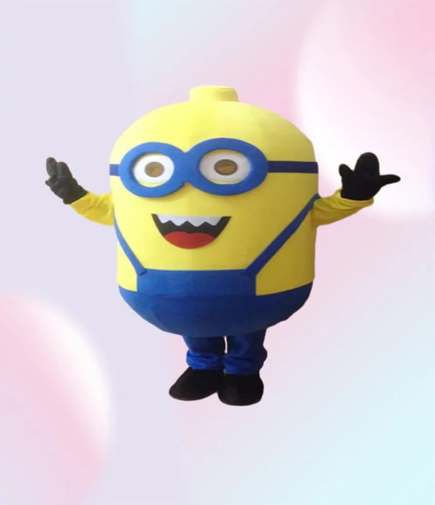 Costume mascotte minion di alta qualità per adulti 100 immagini reali5733678