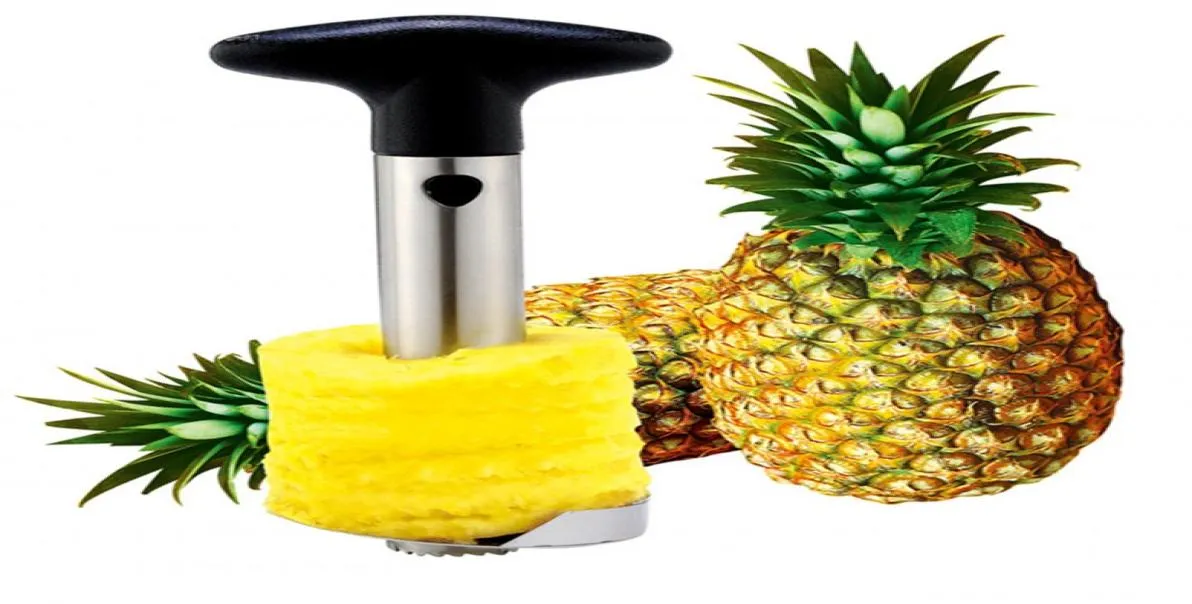 Trancheurs d'ananas créatifs en acier inoxydable, outils de cuisine, éplucheur d'ananas, couteau à éplucher 3497282