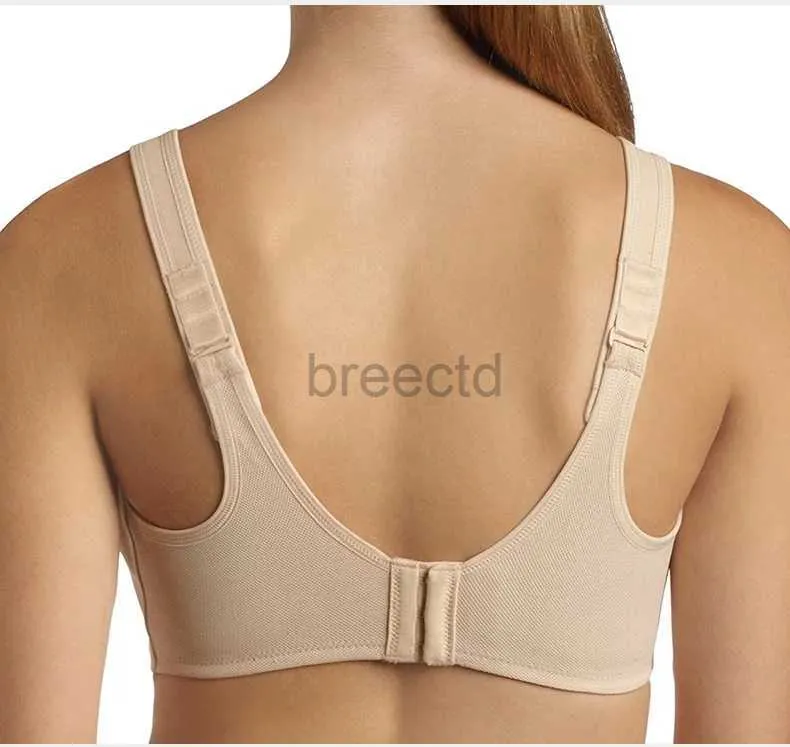 Bras Womens Max Control High Impact Underwire Full Coverage Bra Unlined  Solid Outer Active Underwear 34 36 38 40 42 C D DD E F G H240110 From 29,6  €