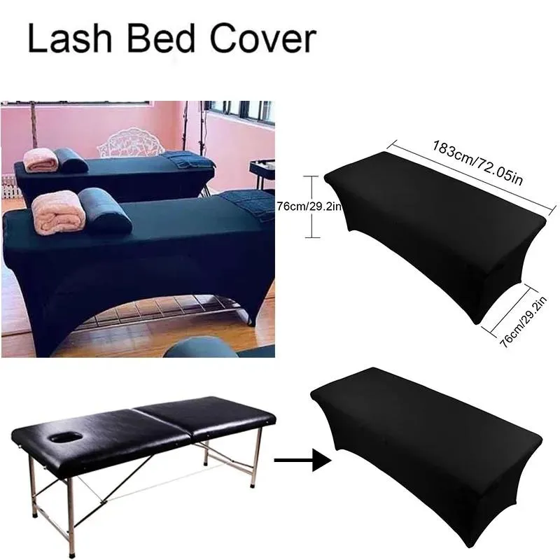 Borstar Lash Bed Cover ympning av ögonfransar Extensions Lashar Special Stretchable Makeup Tools Salon Elastic Massage Bed Cover Ny