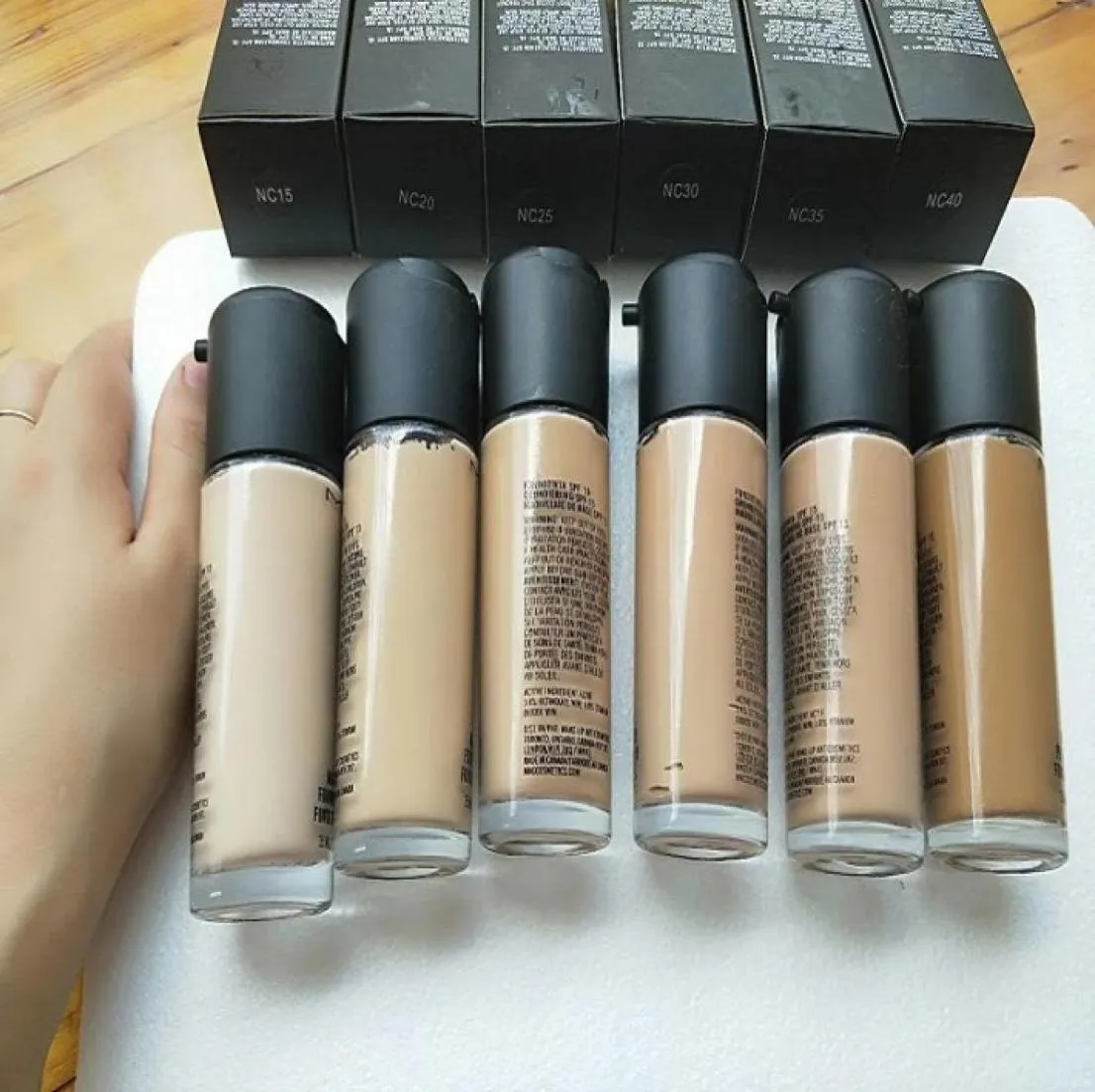 Enhancer Drops Face Foundation Puder Make-up Glow Farben 35 ml flüssige Concealer Kosmetik 6 Farbe6946291