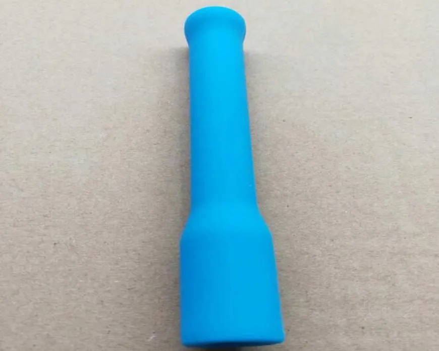 Portable Innovative Design Colorful Silicone Mouthpiece Tips Mouth For Hookah Shisha Smoking Pipe Metal Handle Accessories Cak2960835