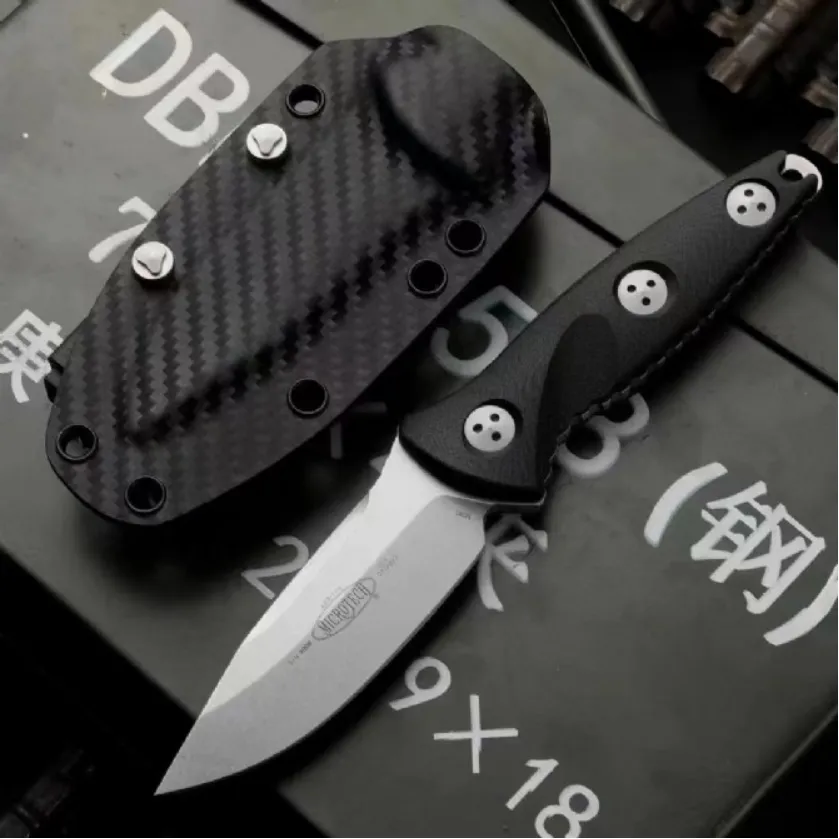 Socom Alpha M390 cuchillo de hoja fija recta herramienta táctica de autodefensa EDC cuchillos de caza para acampar de bolsillo a2973